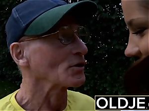 elderly youthful hardcore ass fucking for cool teen guzzles