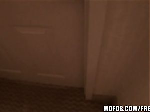 chesty european honey lingers in her motel for rainy day ass fucking