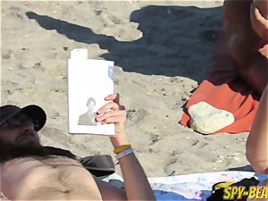 spycam Beach unexperienced naked milfs vulva And rump Close Up