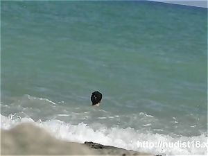 naturist beach video stellar cock-squeezing broads